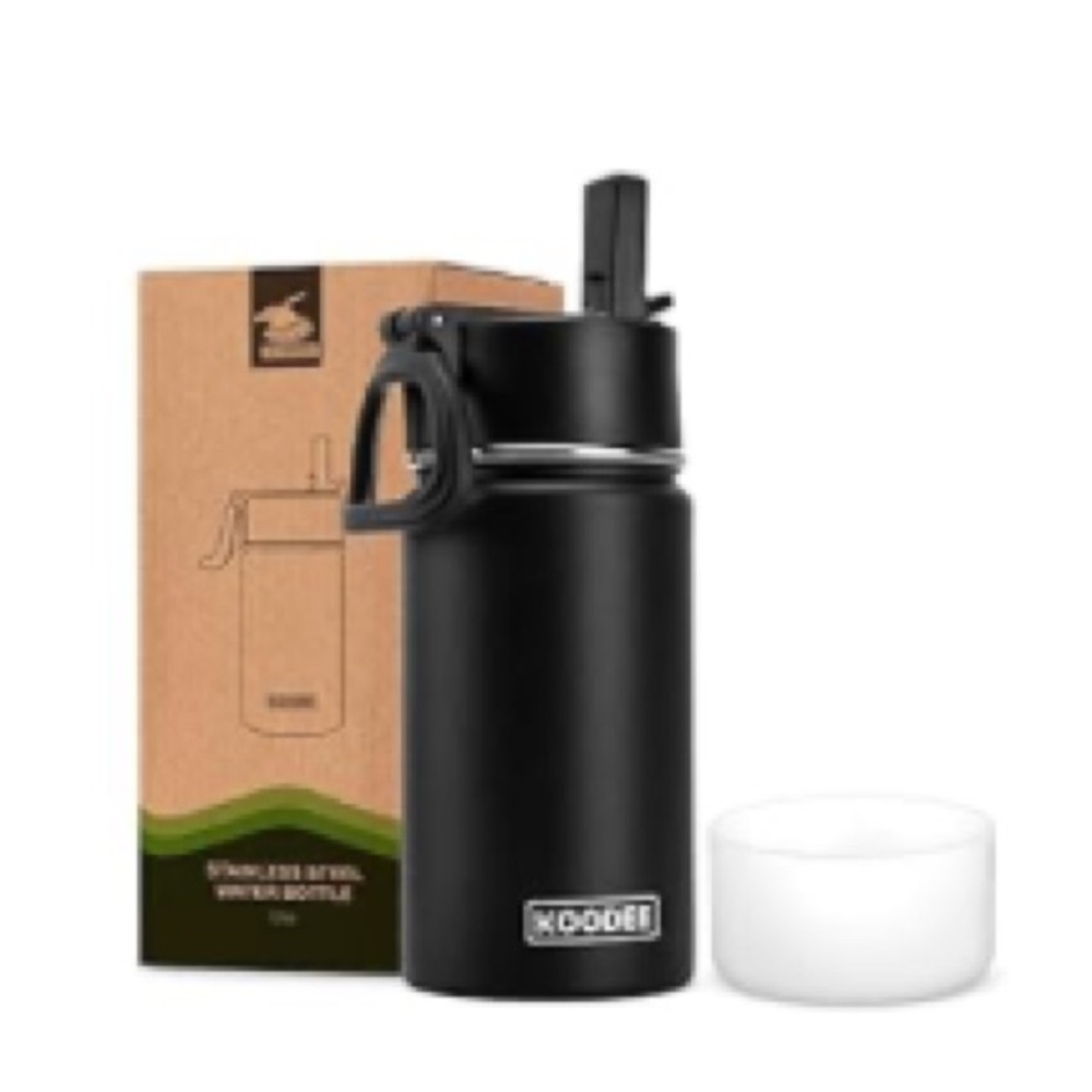 NEW koodee 12 oz Water Bottle Stainless Steel Double Wall Vacuum Insulated